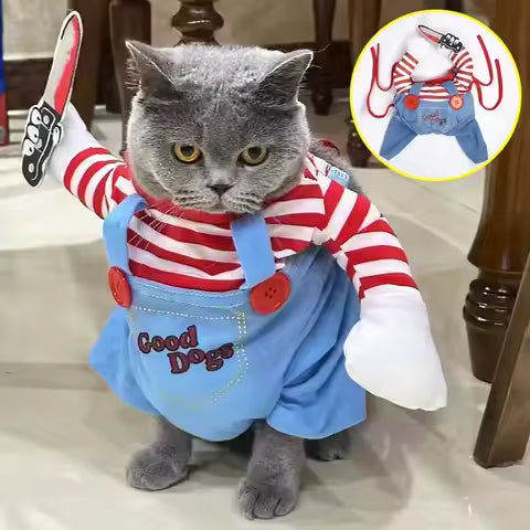 MordyPaws™ — Disfraz del Muñeco Diabólico
